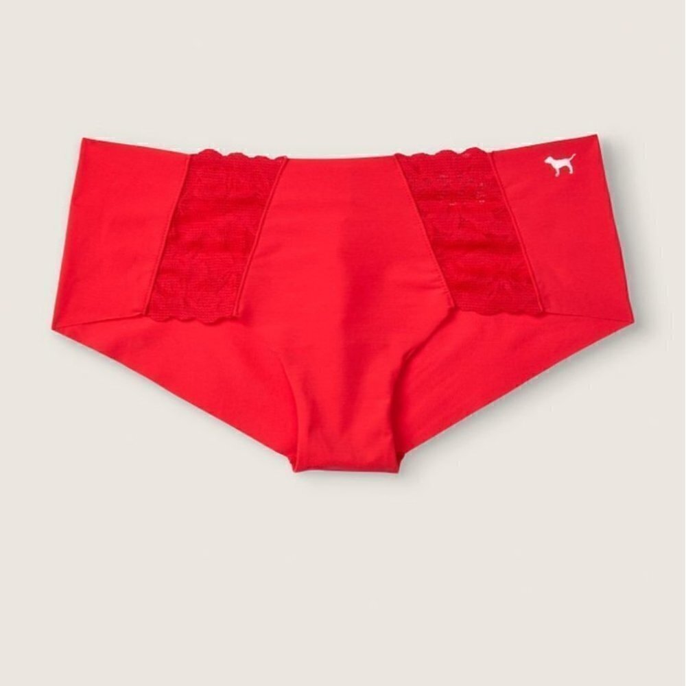 𝅺pink VICTORIA'S SECRET NO SHOW HIPSTER PANTY SIZE L